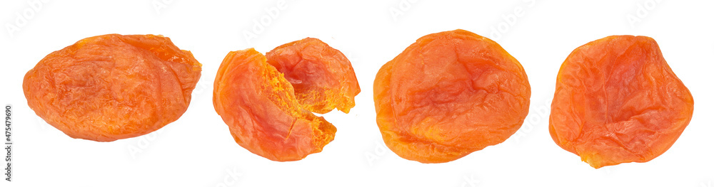 dried apricots isolated on white dried apricots isolated on white