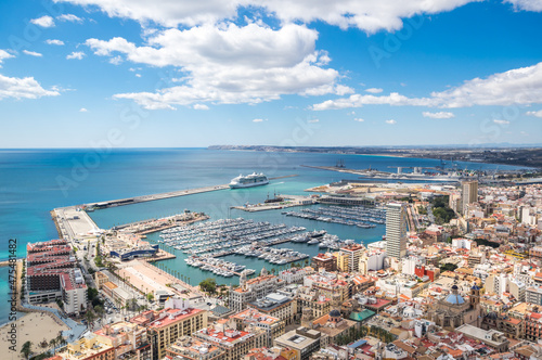 Wallpaper Mural View of Alicante from Santa Barbara Castle Torontodigital.ca