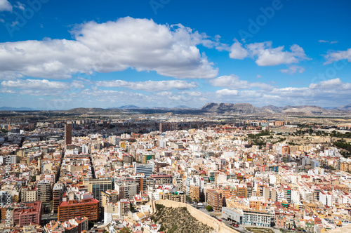 View of Alicante from Santa Barbara Castle © gumbao