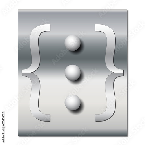 Klammerlogo Kugeln 1