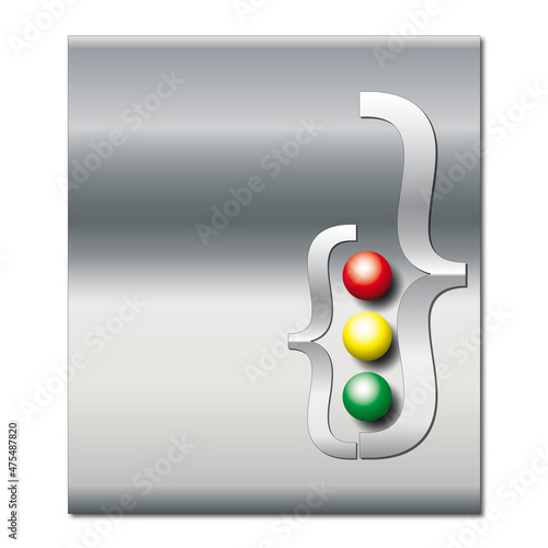 Klammerlogo Kugeln 9