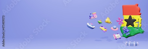 3d rendering of children's games for promotional templates and covers in Ghana
