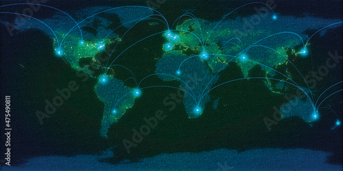 Communications hub, conceptual illustration