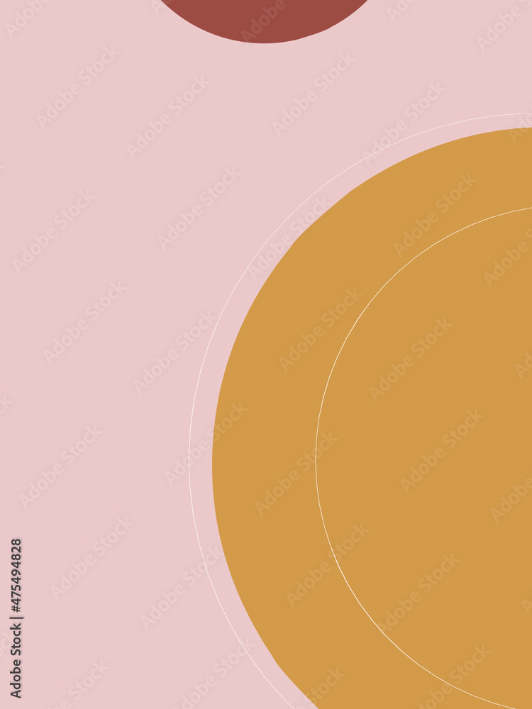Stylish templates with organic abstract shapes and line in nude colors. Pastel background in minimalist style. Contemporary vector Illustration. Neutral background in minimalist style Stylish templates with organic abstract shapes and line in nude colors. Pastel background in minimalist style. Contemporary vector Illustration. Neutral background in minimalist style