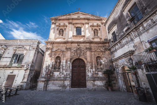 Church of San Domenico in Modica, Ragusa, Sicily, Italy, Europe, World Heritage Site