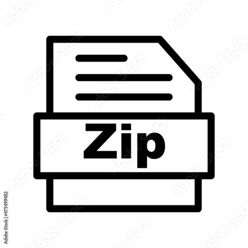 Zip Line Vector Icon Design