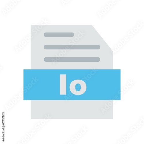 Io Flat Vector Icon Design