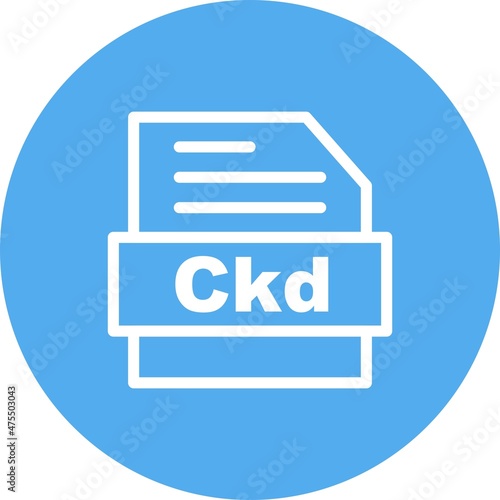 Ckd Line circle Vector Icon Design