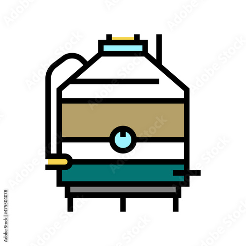 filtration olive color icon vector. filtration olive sign. isolated symbol illustration
