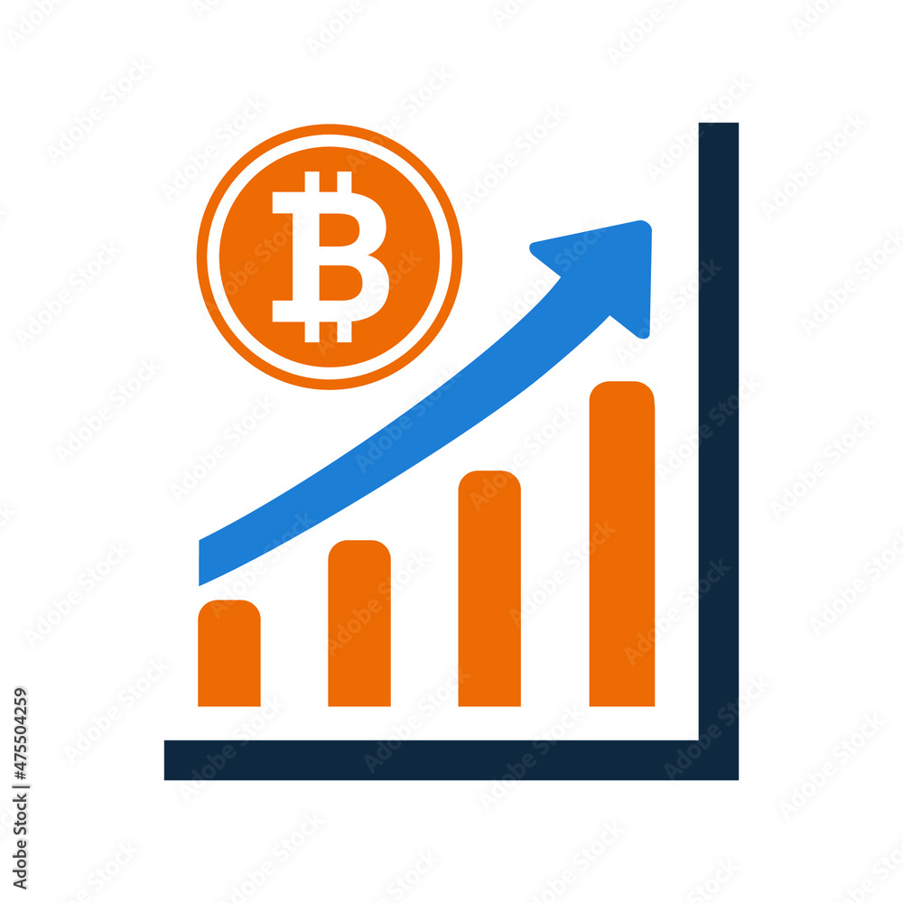 Growth, bitcoin, coin, cryptocurrency icon. Simple vector sketch. Growth, bitcoin, coin, cryptocurrency icon. Simple vector sketch.
