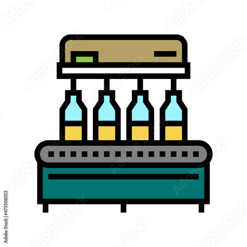 spill olive oil color icon vector. spill olive oil sign. isolated symbol illustration