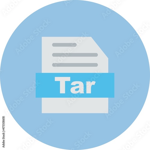 Tar Line Bubble Gradient Vector Icon Design