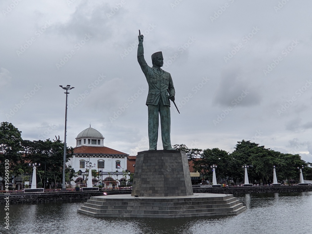 The Splendor Of The Sukarno Monument In Polder Tawang In Area The