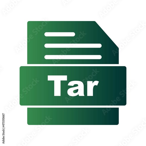  Tar Glyph Gradient Vector Icon Design