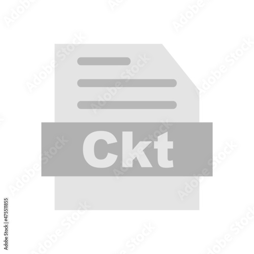 Ckt Flat Gray Circle Vector Icon Design photo