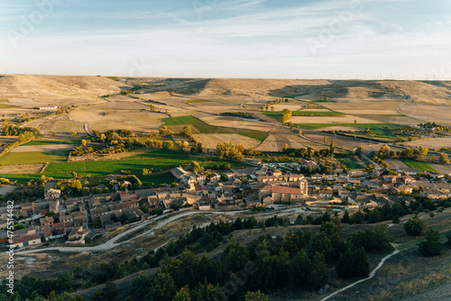 view of Castrojeriz, Burgos, Spain - nov, 2021 photo