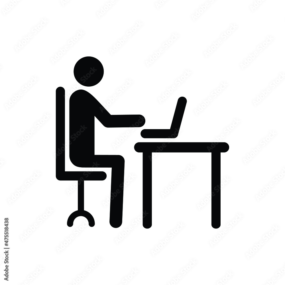 silhouette of a person working on a laptop silhouette of a person working on a laptop