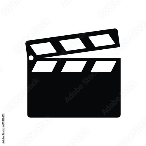 movie clapper board icon