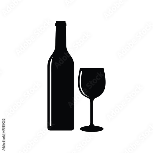 bottle and glass of wine