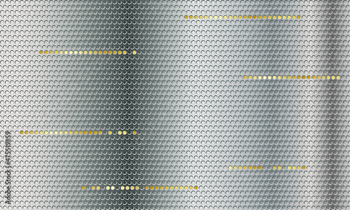 Silver metal mesh design for use as a background
