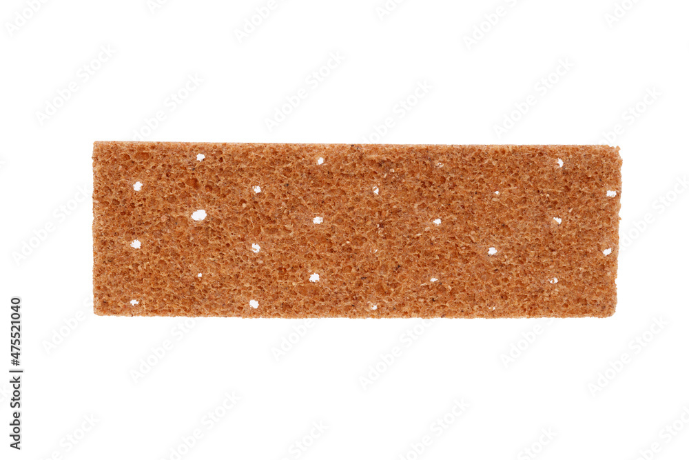 thin rye rye loaf isolated on white background thin rye rye loaf isolated on white background