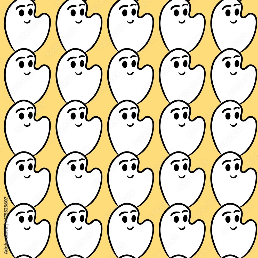 seamless pattern of cute monster cartoon seamless pattern of cute monster cartoon