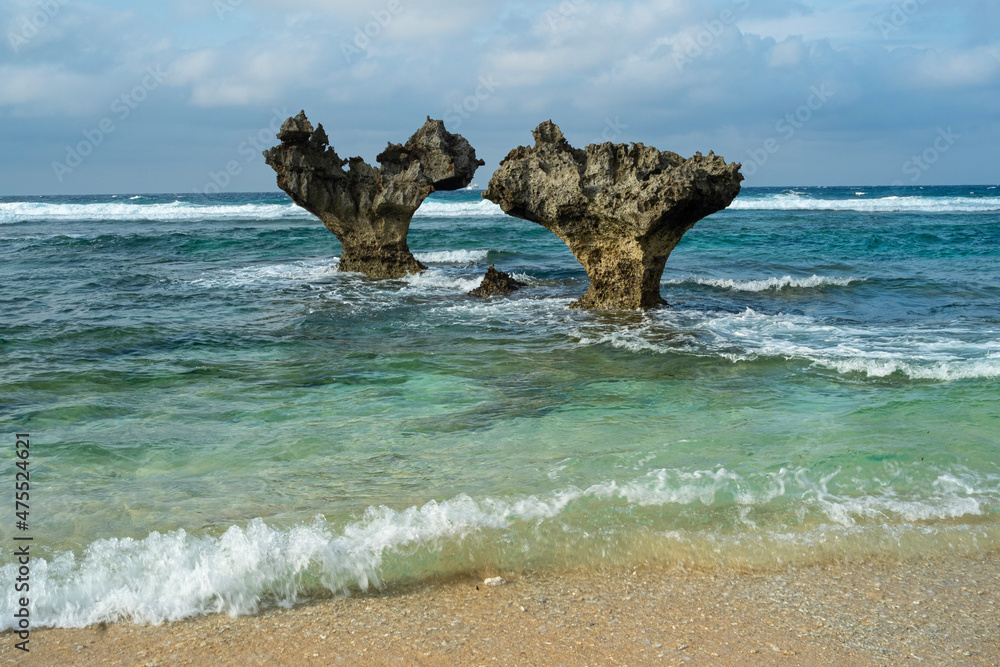 beach and rocks