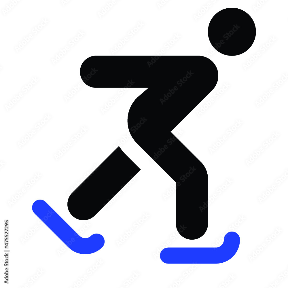 Ice Skating Icon Ice Skating Icon
