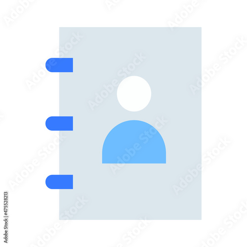 Phone Book Vector icon which is suitable for commercial work and easily modify or edit it

