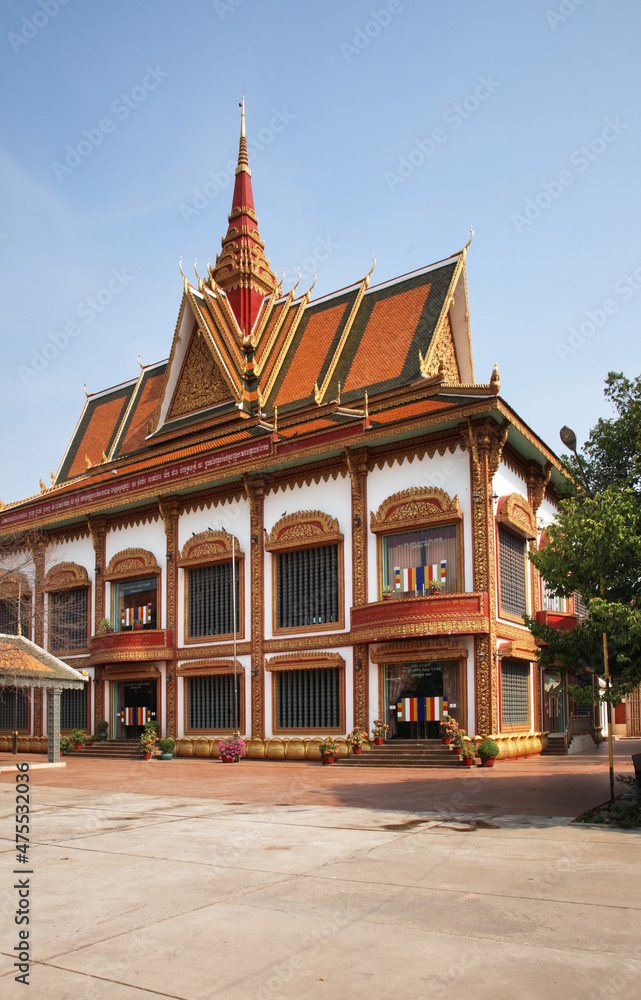 Wat Preah Prom Rath in Siem Reap (Siemreap). Cambodia
