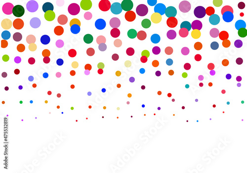 colorful background with dots