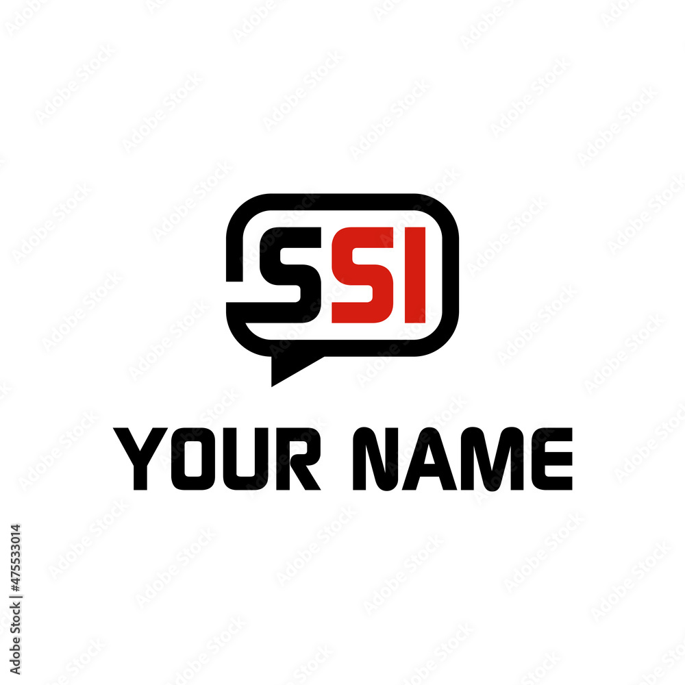 message letter ssi logo design consulting message letter ssi logo design consulting