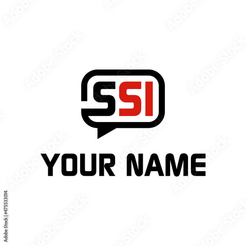 message letter ssi logo design consulting 