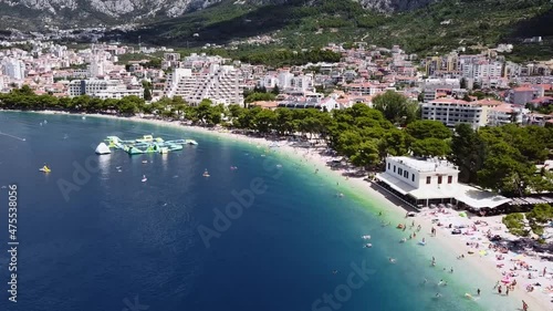 Croatia's Makarska is a beautiful and popular Croatian coastal town on the Adriatic Sea. It is known for its natural beauty and climate, sea views, colorful buildings, and annual regatta. 