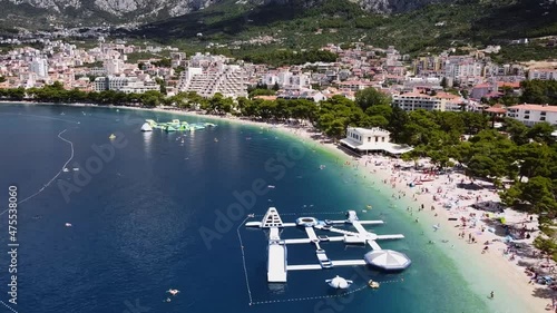 Croatia's Makarska is a beautiful and popular Croatian coastal town on the Adriatic Sea. It is known for its natural beauty and climate, sea views, colorful buildings, and annual regatta. 