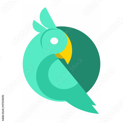 Pajaro, Pajaro Verde, Logo de pajaro verde, Green Bird, Ave, Ilustracion de Ave