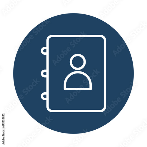 Phone Book Vector icon which is suitable for commercial work and easily modify or edit it