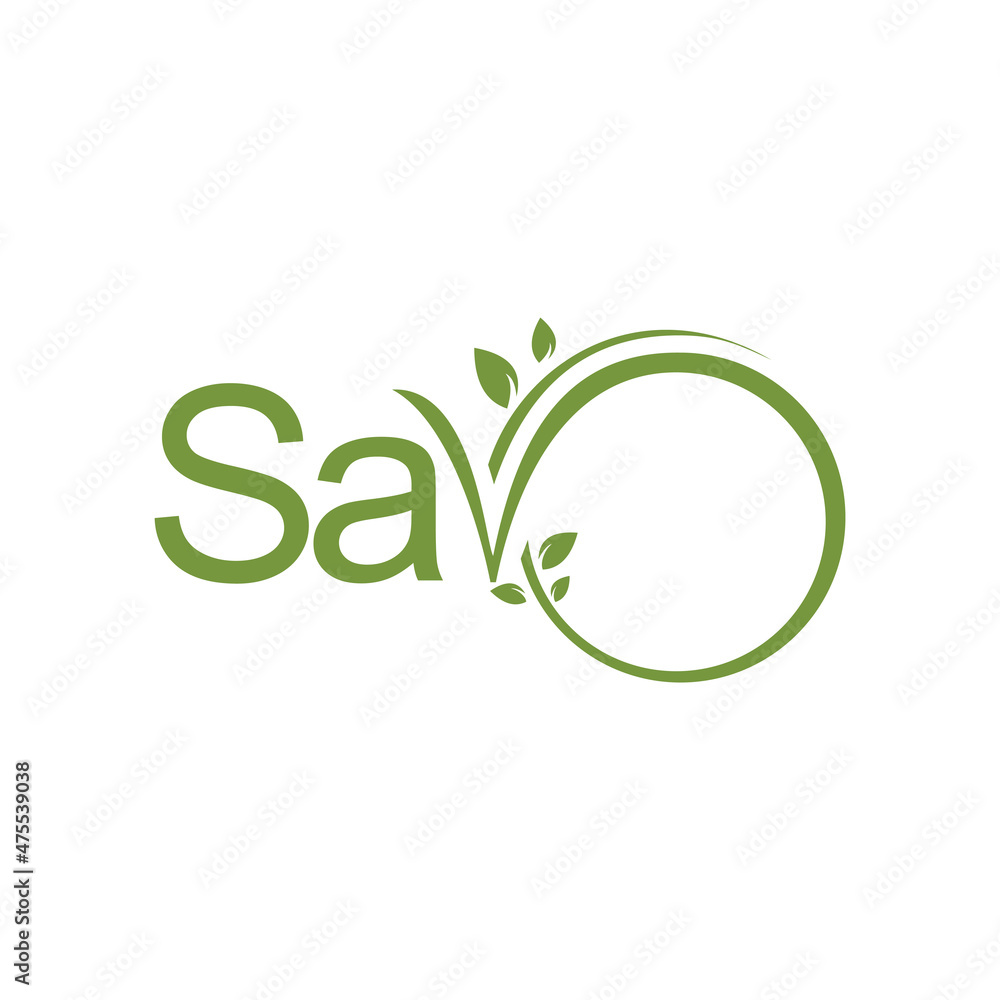 leaf with circle and letter v eco friendly logo leaf with circle and letter v eco friendly logo