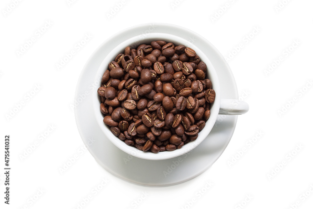 A cup of coffee beans A cup of coffee beans