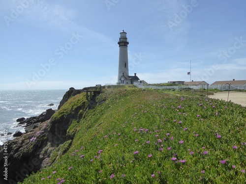 lighthouse and the beach