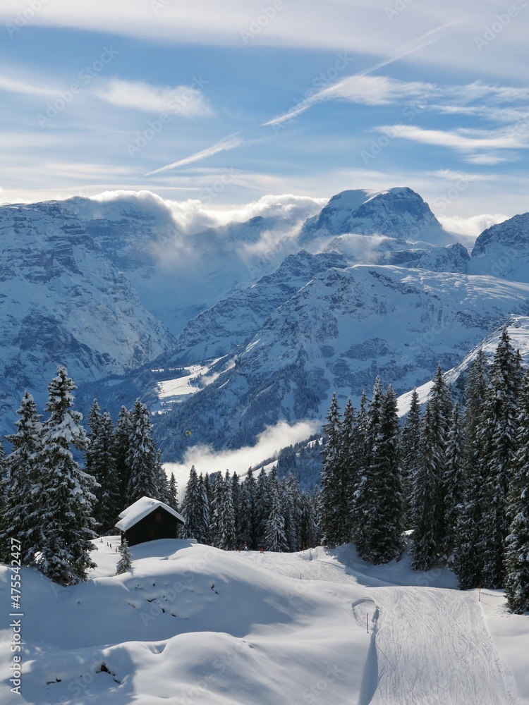 View from the Braunwald ski area.