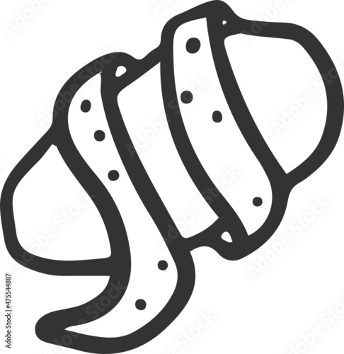 potato hand drawn icon