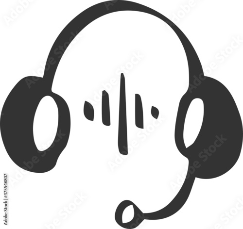 headphones podcast icon