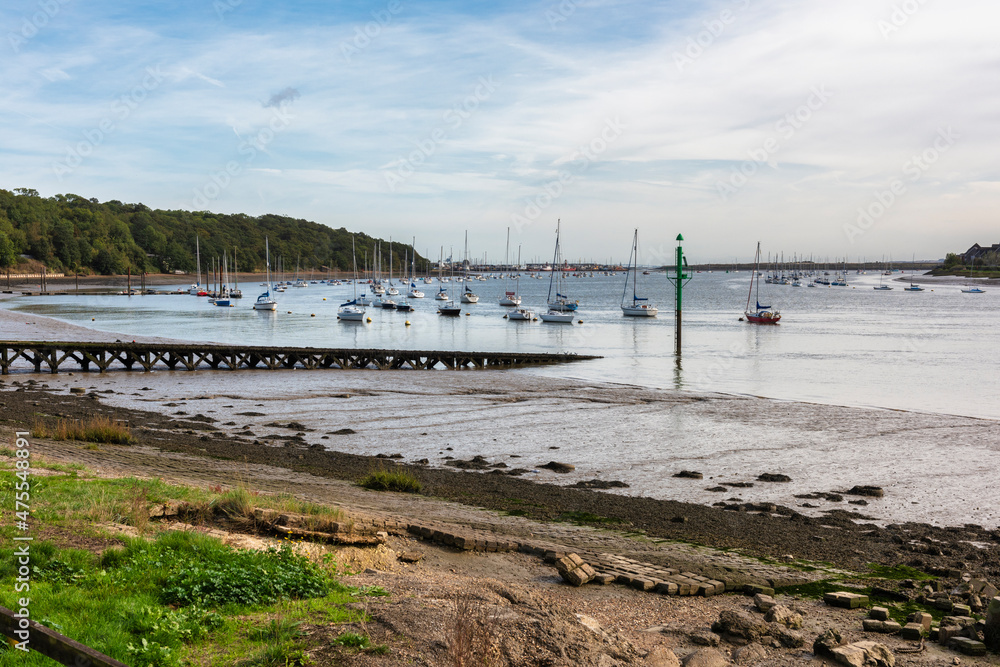 Upnor near Rochester & the Medway Estuary in Kent, England