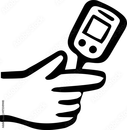 diabetes draw icon 