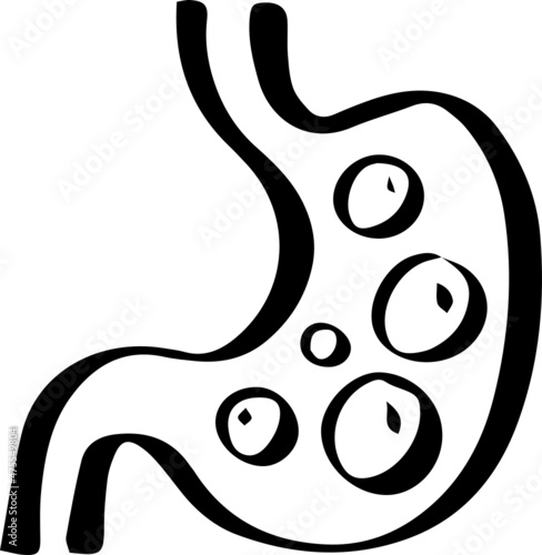 gastritis stomach disease icon