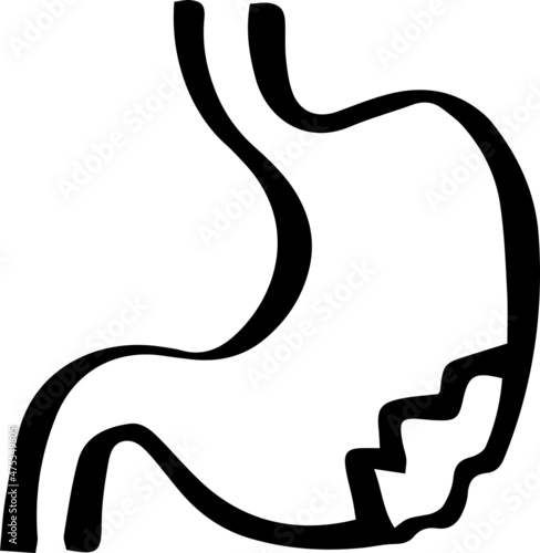 gastritis stomach disease icon