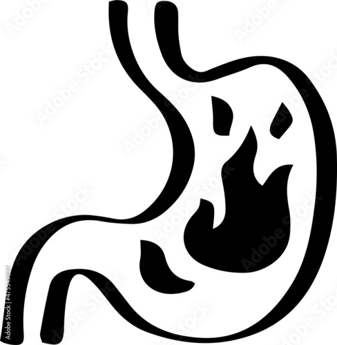 gastritis stomach disease icon