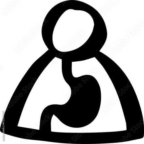 gastritis stomach disease icon