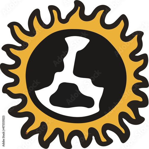 global warming icon